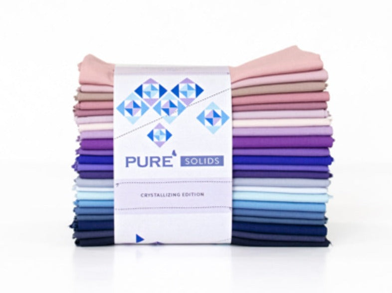 Fat Quarter Bundle Stoffset Patchworkstoffe kaufen Deutschland Der Rabe im Schlamm Art Gallery Fabrics Pure Solids Crystallizing Edition