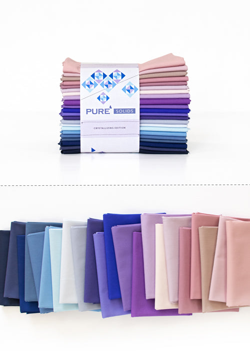 Fat Quarter Bundle Stoffset Patchworkstoffe kaufen Deutschland Der Rabe im Schlamm Art Gallery Fabrics Pure Solids Crystallizing Edition