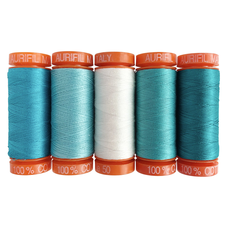 Aurifil Set Packung Kollektion kaufen Deutschland Der Rabe im Schlamm Seaglass Exhausted Octopus Allie McCathren
