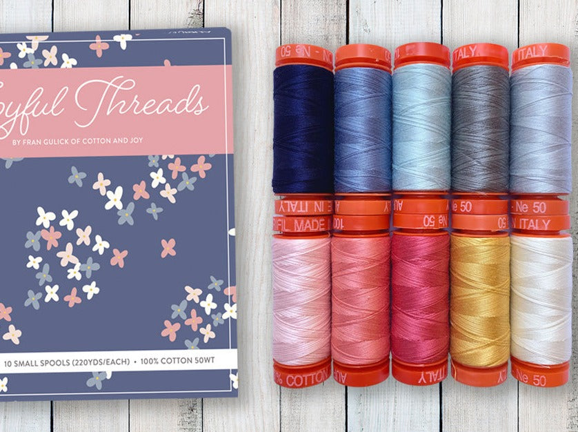 Aurifil Set Packung Kollektion kaufen Deutschland Der Rabe im Schlamm Joyful Threads Cotton and Joy