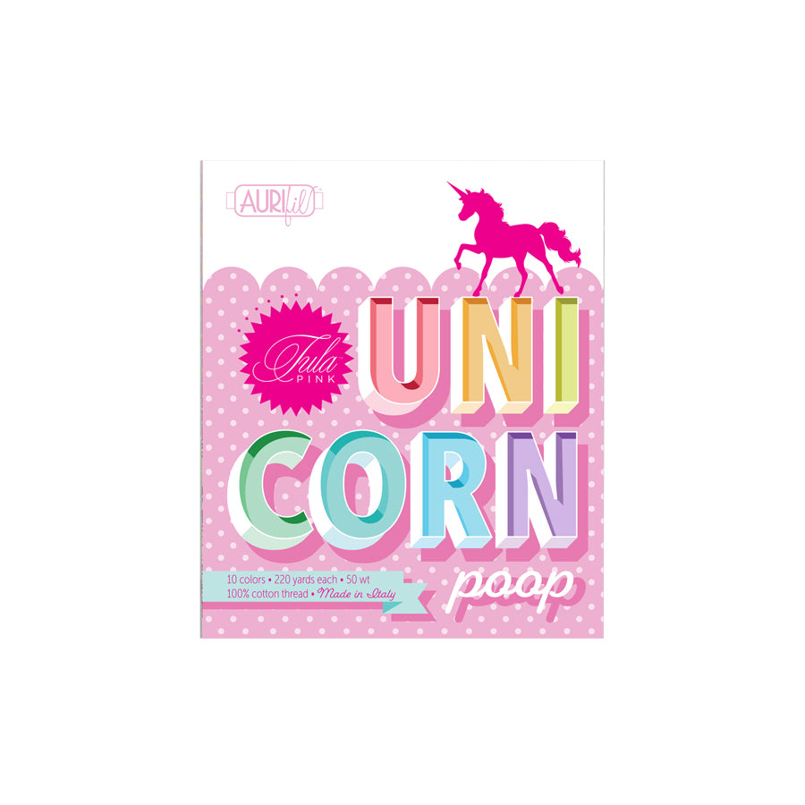 Aurifil Set Packung Kollektion kaufen Deutschland Der Rabe im Schlamm Tula Pink Unicorn Poop