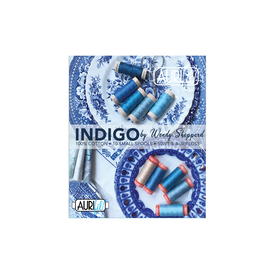 Aurifil Set Packung Kollektion kaufen Deutschland Der Rabe im Schlamm Indigo Wendy Sheppard