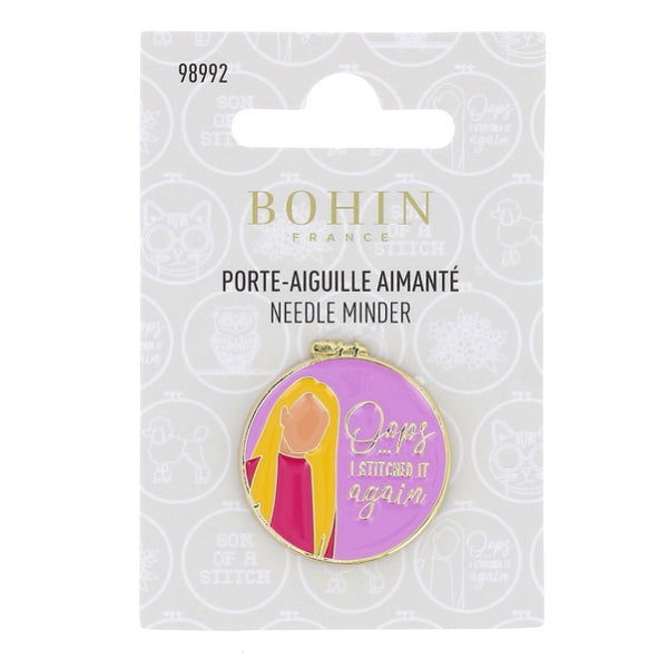 Bohin Nadelhalter Needle Minder Magnet Der Rabe im Schlamm kaufen Oops I stitched it again