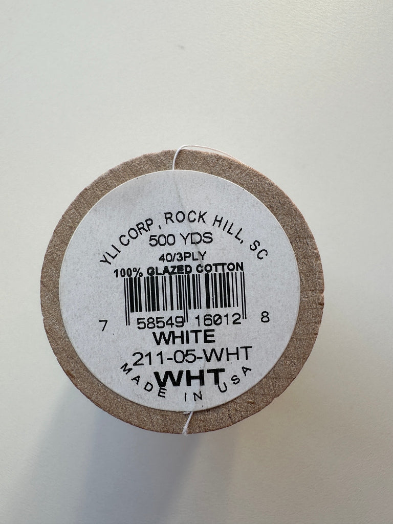 Der Rabe im Schlamm Garn Handquilting Binding annähen YLI Weiß gewachstes Garn kaufen Deutschland