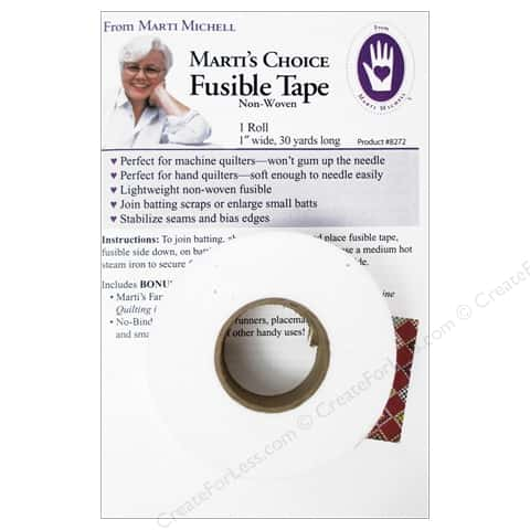 Der Rabe im Schlamm Marti Michell Fusible Tape 1 inch in Deutschland kaufen Frankenbatting Vliesreste verbinden