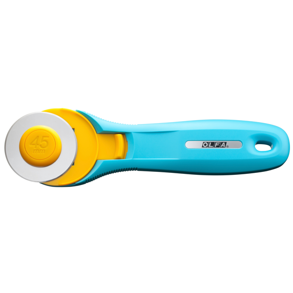 Der Rabe im Schlamm Quiltshop Deutschland Rollschneider 45 mm Olfa aqua