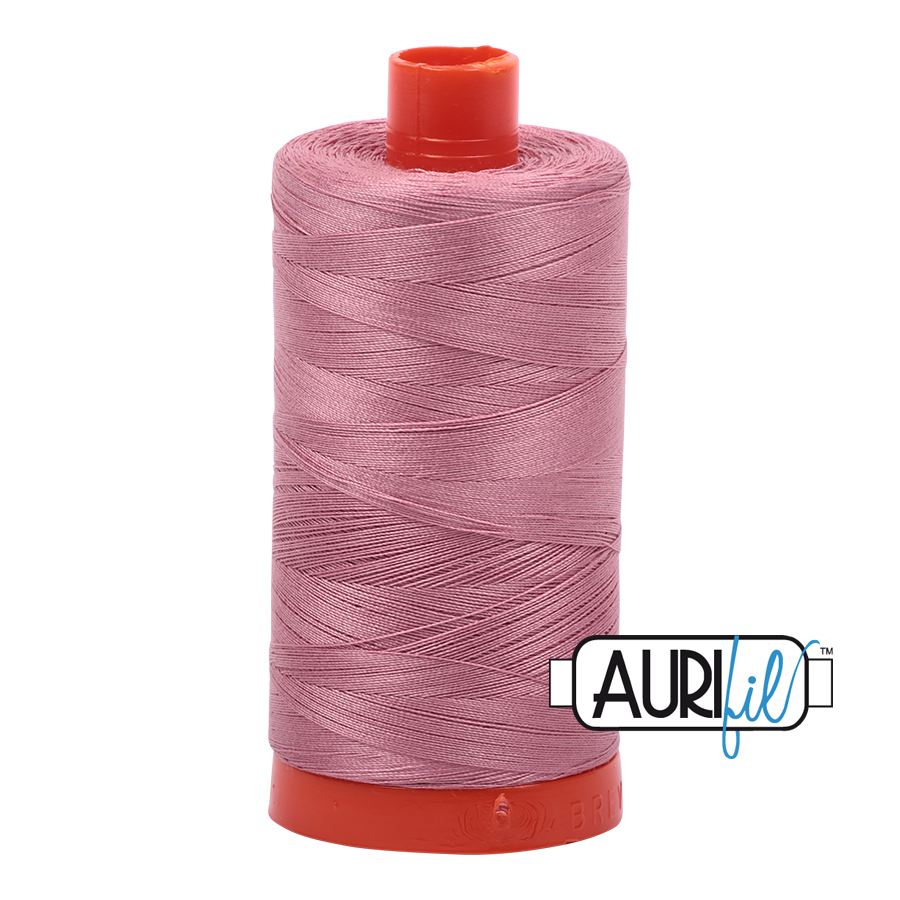 Aurifil Garn Baumwollgarn zum Quilten 50wt große Spule kaufen 2445 Victorian Rose