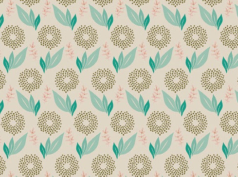 Der Rabe im Schlamm Meterware Patchworkstoff kaufen Art Gallery Fabrics Amy Sinibaldi Haven Clayflower Fresh