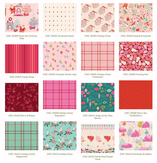 Layer Cake 10“ Fabric Wonders Precuts Stoffset Patchworkstoffe kaufen Deutschland Der Rabe im Schlamm Art Gallery Fabrics Christmas in Color