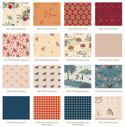 Precuts Stoffset Patchworkstoffe kaufen Deutschland Der Rabe im Schlamm Art Gallery Fabrics Maureen Cracknell The Orchard