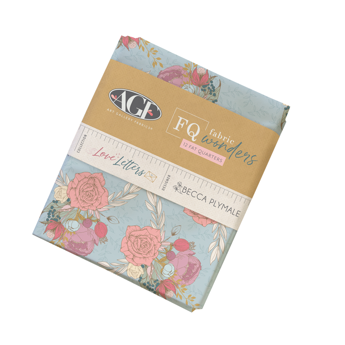 Der Rabe im Schlamm Patchworkstoffe kaufen Quiltshop Deutschland Art Gallery Fabrics Precuts Fabrics Wonders Fat Quarter Bundle Becca Plymale Love Letters