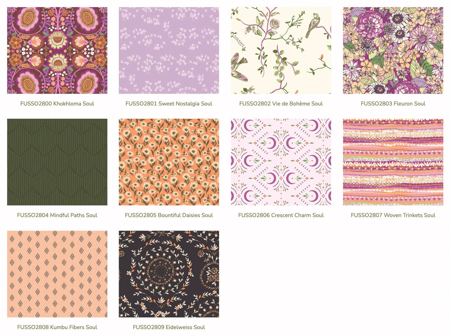 Fat Quarter Bundle Stoffset Patchworkstoffe kaufen Deutschland Der Rabe im Schlamm Art Gallery Fabrics AGF Studio Soul Fusion