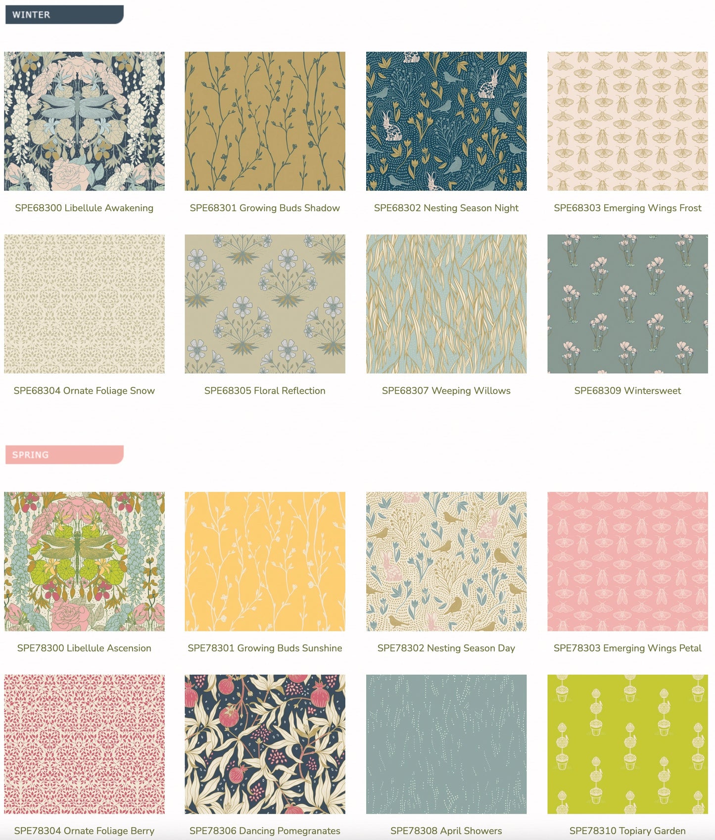 Der Rabe im Schlamm Patchworkstoff kaufen Art Gallery Fabrics Fat Quarter Bundle Stoffpaket Katie O´Shea Spring Equinox