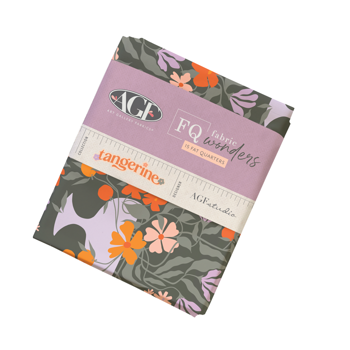 Fat Quarter Bundle Stoffset Patchworkstoffe kaufen Deutschland Der Rabe im Schlamm Art Gallery Fabrics AGF Studio Tangerine