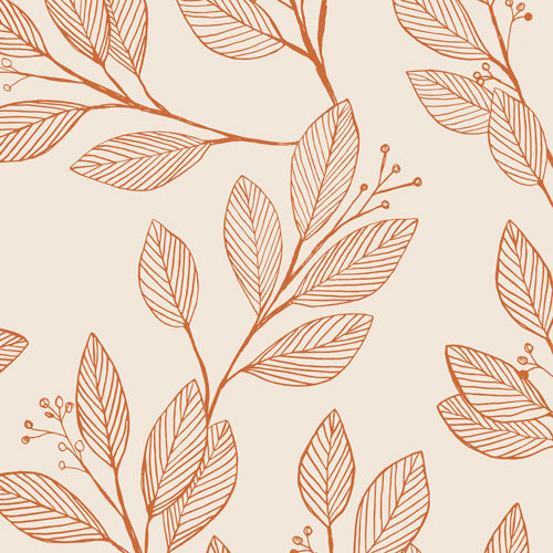 Der Rabe im Schlamm Patchworkstoff Quiltrückseite Überbreite Quiltbacking kaufen Art Gallery Fabrics Laurel Sienna