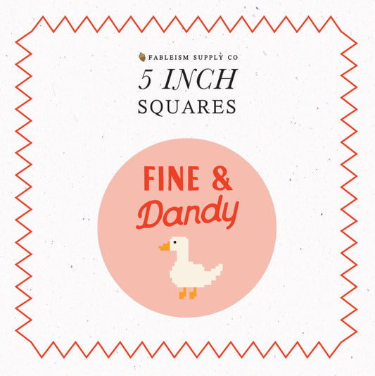 5" Squares Charm Pack Precuts Stoffset Patchworkstoffe kaufen Deutschland Der Rabe im Schlamm Fableism Fine & Dandy