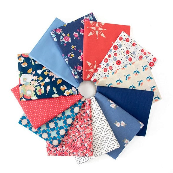 Der Rabe im Schlamm Fat Quarter Bundle Stoffpaket Precuts kaufen Deutschland Art Gallery Fabrics Bundle Up Americana