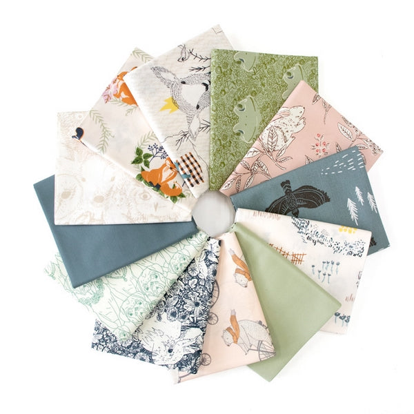 Der Rabe im Schlamm Fat Quarter Bundle Stoffpaket Precuts kaufen Deutschland Art Gallery Fabrics Bundle Up Animalia