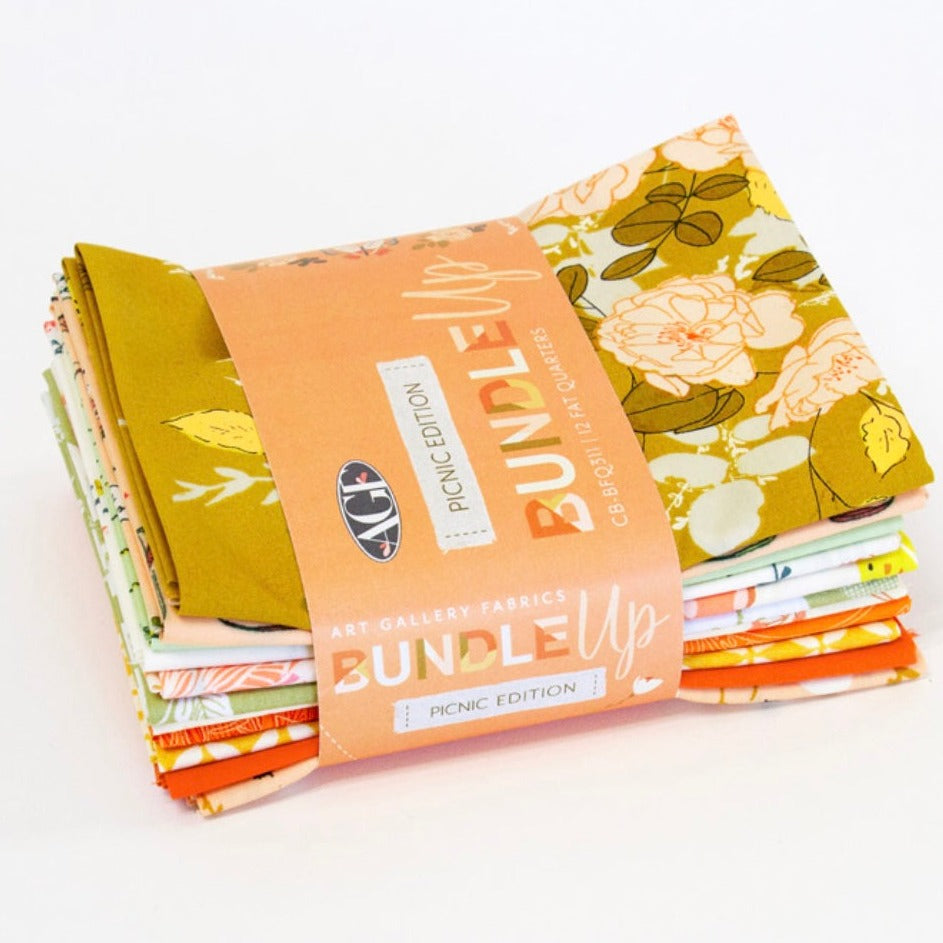 Der Rabe im Schlamm Fat Quarter Bundle Stoffpaket Precuts kaufen Deutschland Art Gallery Fabrics Bundle Up Picnic