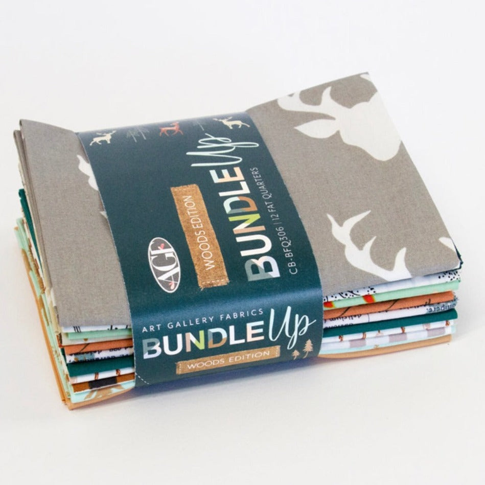 Der Rabe im Schlamm Fat Quarter Bundle Stoffpaket Precuts kaufen Deutschland Art Gallery Fabrics Bundle Up Woods