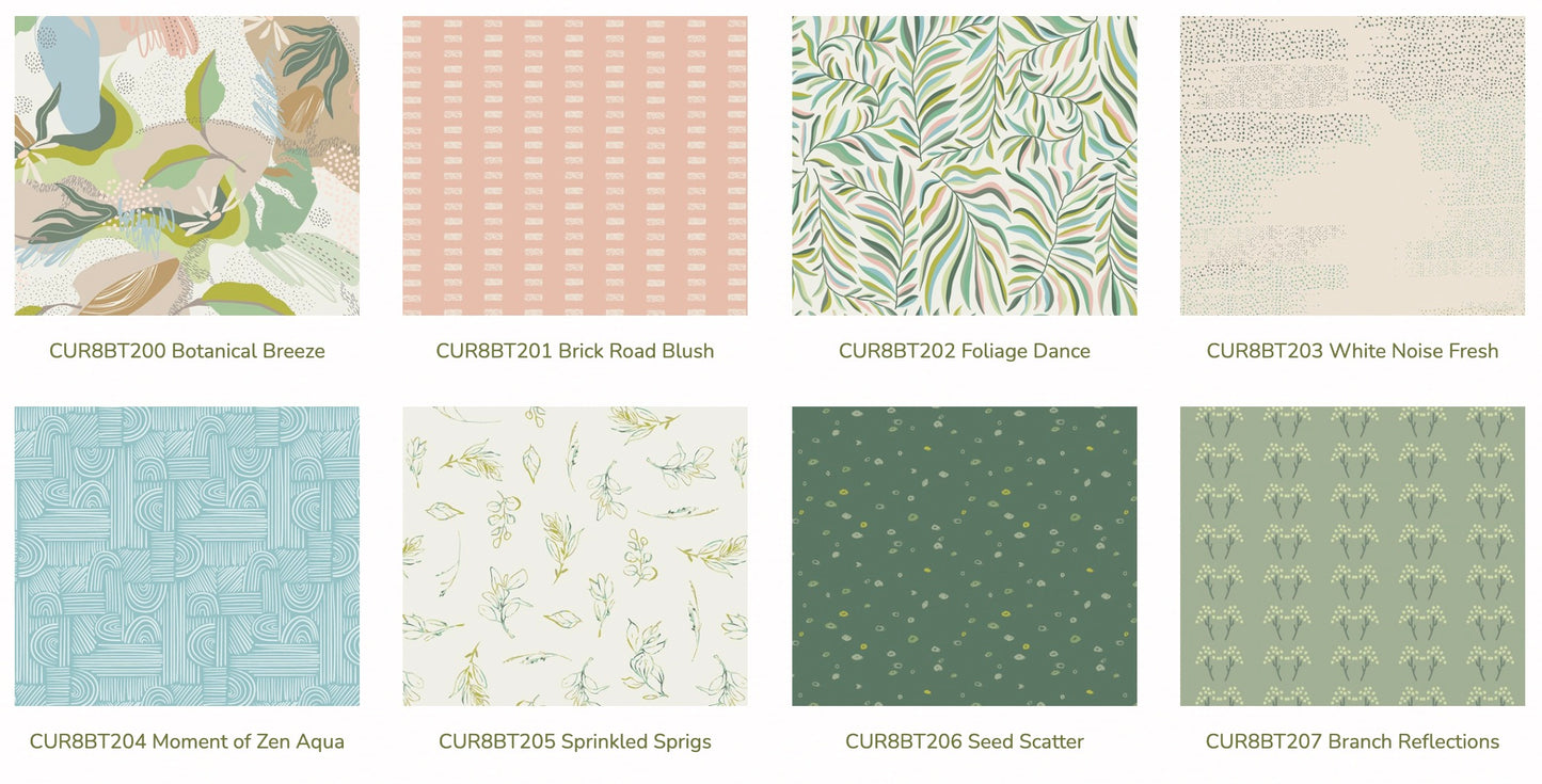 Fat Quarter Bundle Stoffset Patchworkstoffe kaufen Deutschland Der Rabe im Schlamm Art Gallery Fabrics CUR8TOR Botanica