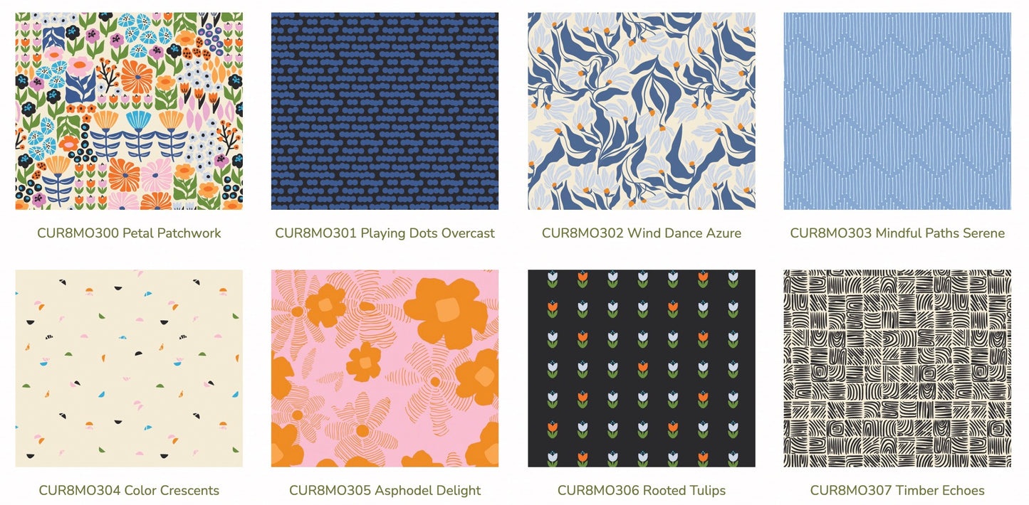 Fat Quarter Bundle Stoffset Patchworkstoffe kaufen Deutschland Der Rabe im Schlamm Art Gallery Fabrics CUR8TOR Modernista