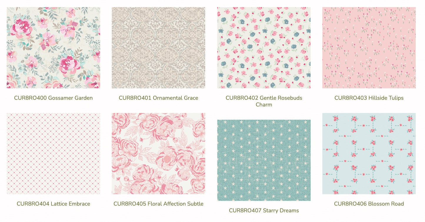 Fat Quarter Bundle Stoffset Patchworkstoffe kaufen Deutschland Der Rabe im Schlamm Art Gallery Fabrics CUR8TOR Romantica