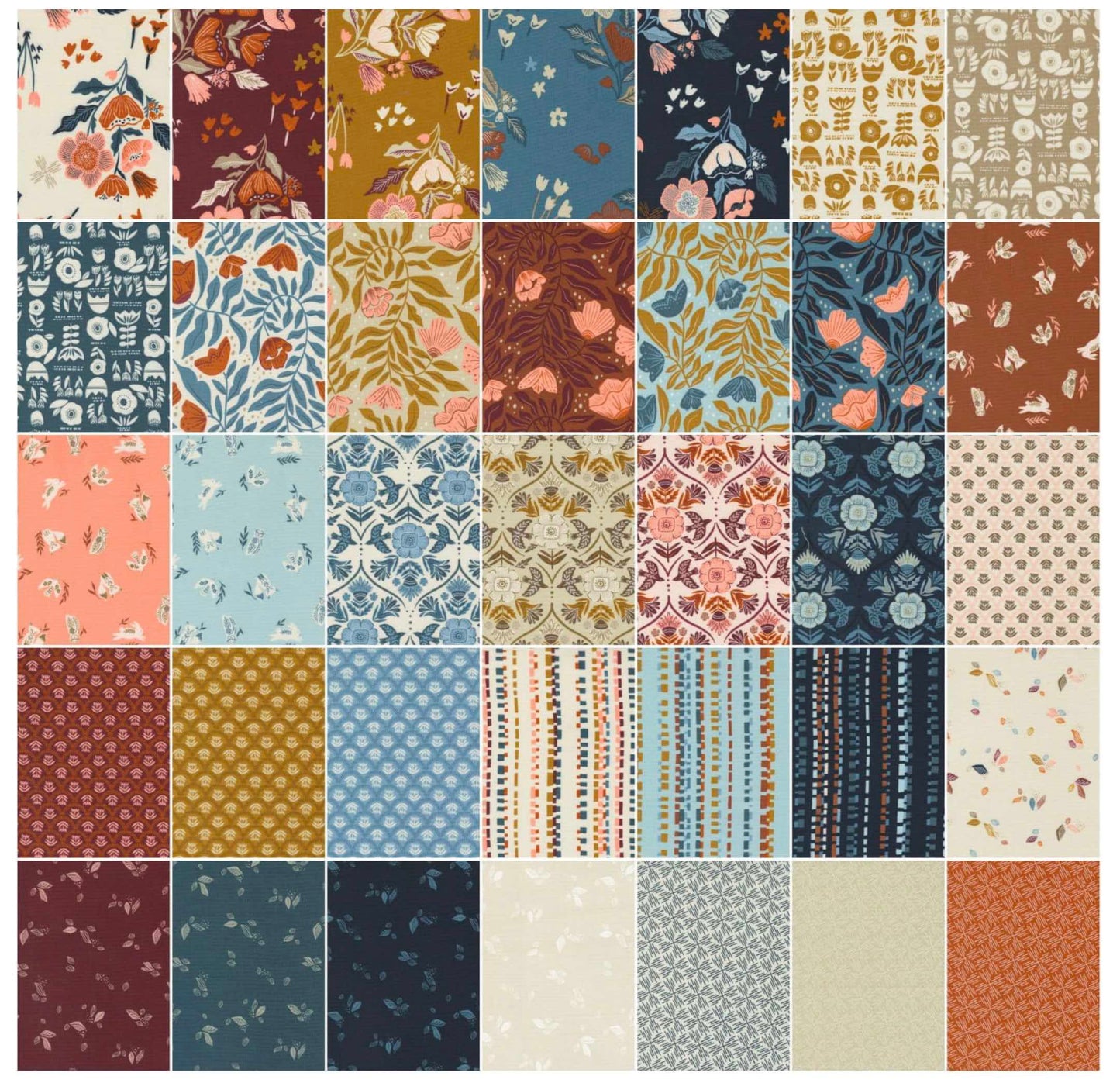 Folk & Lore Fat Quarter Bundle in Deutschland kaufen Fancy That Design House Patchworkstoff Quiltshop Der Rabe im Schlamm Panel