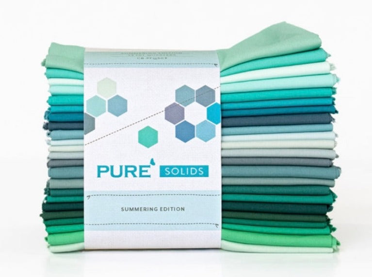 Fat Quarter Bundle Stoffset Patchworkstoffe kaufen Deutschland Der Rabe im Schlamm Art Gallery Fabrics Pure Solids Summering Edition