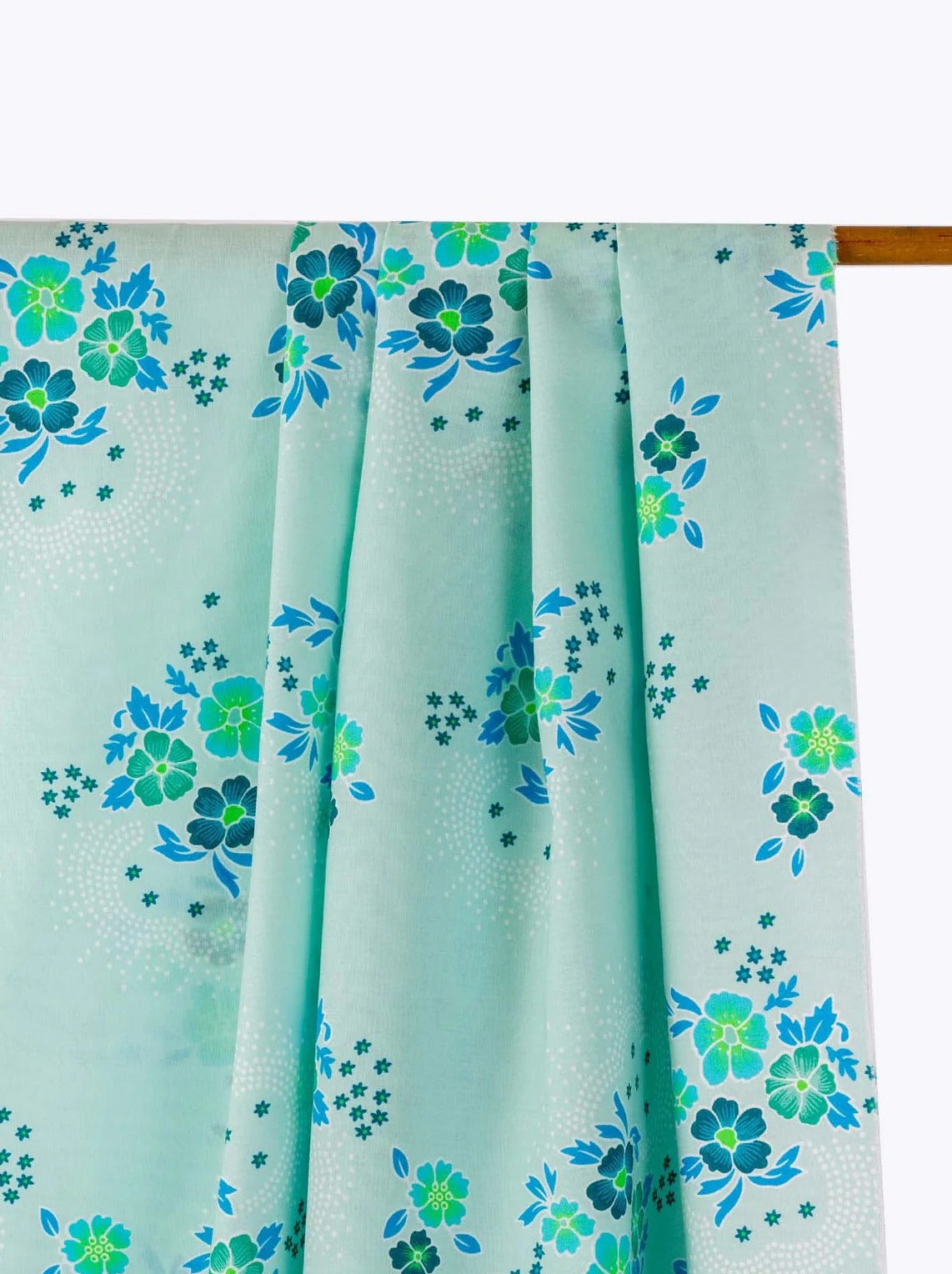 Der Rabe im Schlamm Fat Quarter Patchworkstoff kaufen Petit Pan Paris Stoff Deutschland Neon Neonstoff Folksy Opalblau