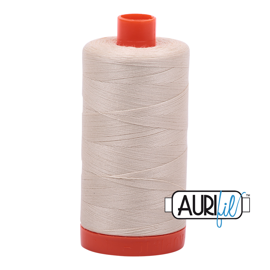 Aurifil Garn Baumwollgarn zum Quilten 50wt große Spule kaufen 2310 Light Beige