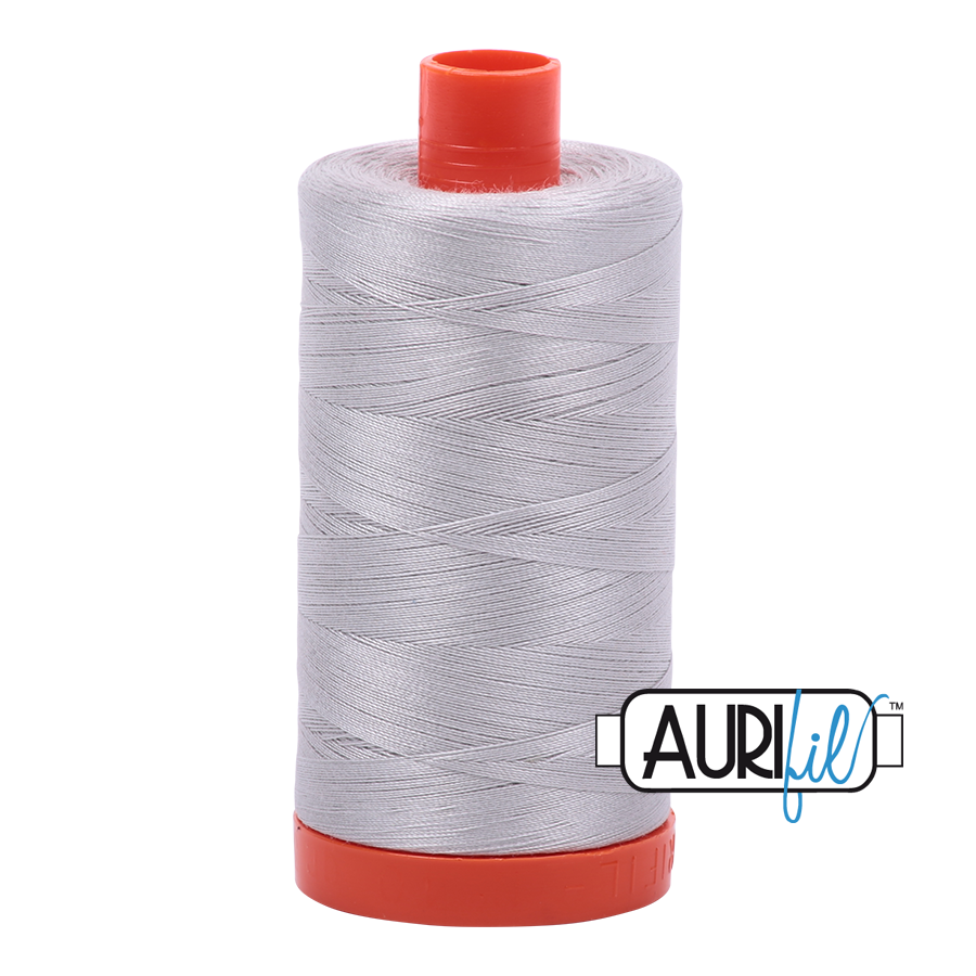 Aurifil Garn 50wt große Spule kaufen 2615 Aluminium