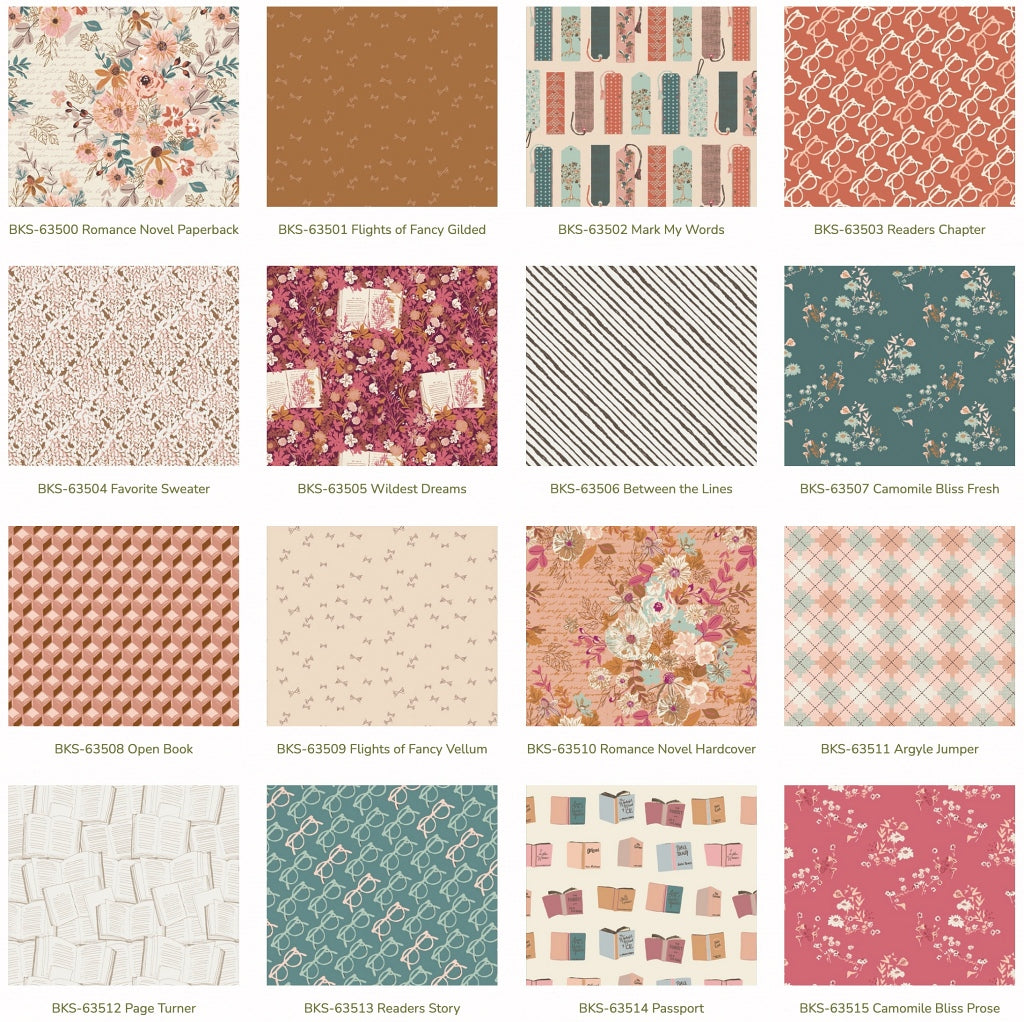 Der Rabe im Schlamm Layer Cake kaufen 10" squares Precuts Fabric Wonders Art Gallery Fabrics Bookish Sharon Holland