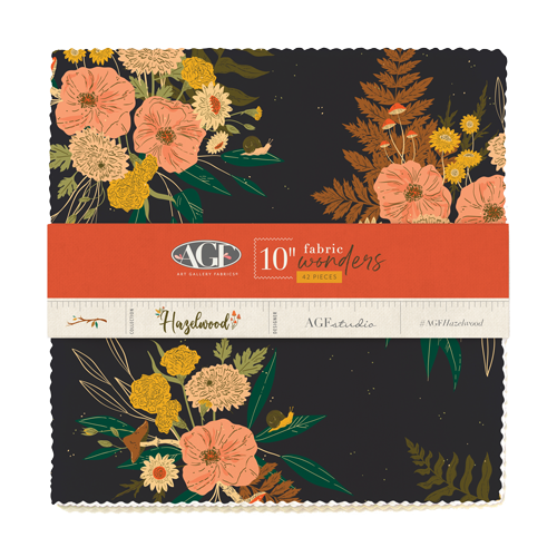 Der Rabe im Schlamm Layer Cake kaufen 10" squares Precuts Fabric Wonders Art Gallery Fabrics AGF studio Hazelwood