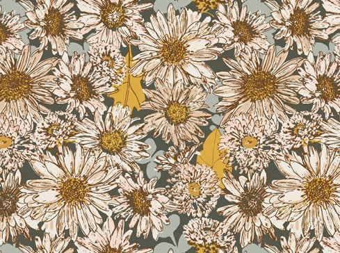 Der Rabe im Schlamm Meterware Patchworkstoff kaufen Art Gallery Fabrics Sharon Holland Shine On Chaising Daisies