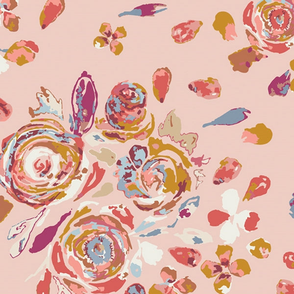 Der Rabe im Schlamm Meterware Patchworkstoff kaufen Art Gallery Fabrics Rosewood Fusion Swifting Flora