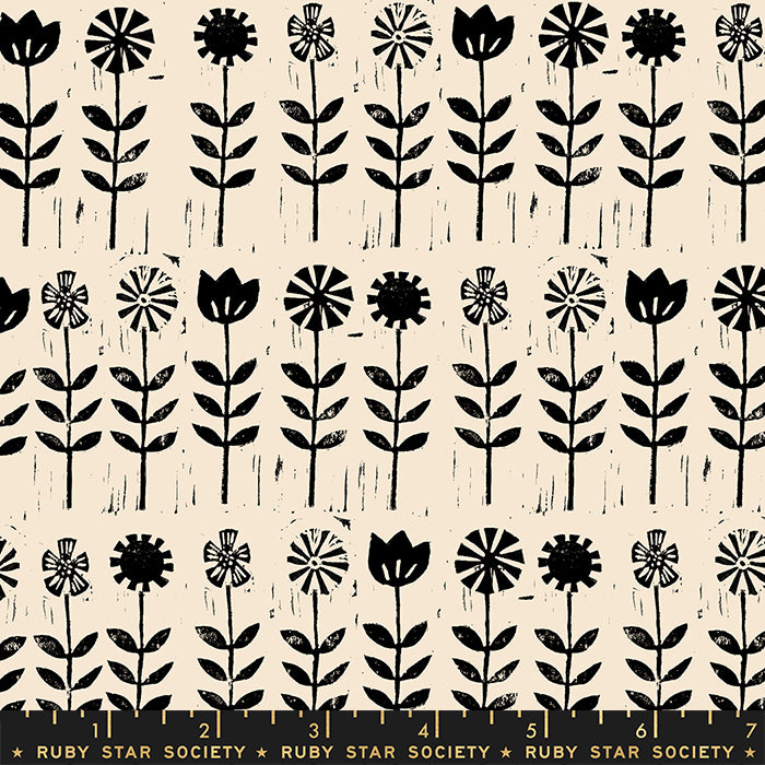 Wildflowers Novelty Floral Ruby Star Society Darlings 2 Sarah Watts Der Rabe im Schlamm kaufen Patchworkstoff
