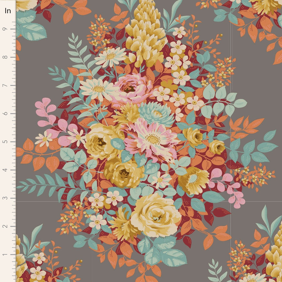 Patchworkstoff kaufen Der Rabe im Schlamm Tilda Chic Escape Whimsyflower Grey