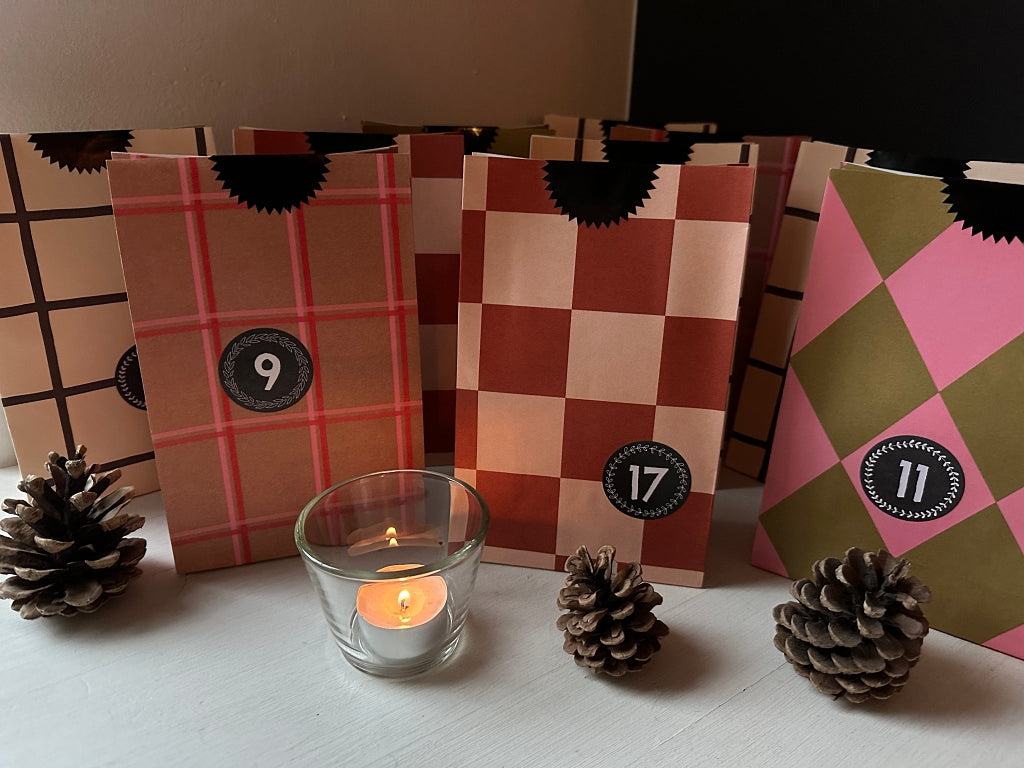Der Rabe im Schlamm Adventskalender kaufen Stoff Patchwork Quilt Nähen Weihnachten 