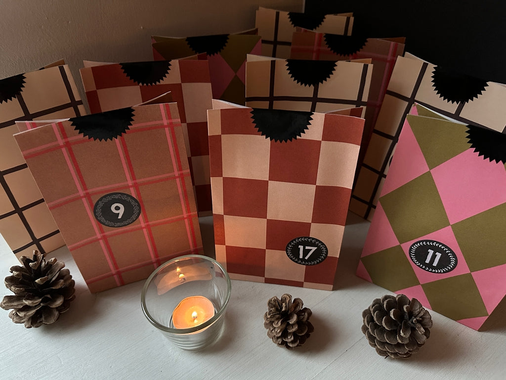 Der Rabe im Schlamm Adventskalender kaufen Stoff Patchwork Quilt Nähen Weihnachten 