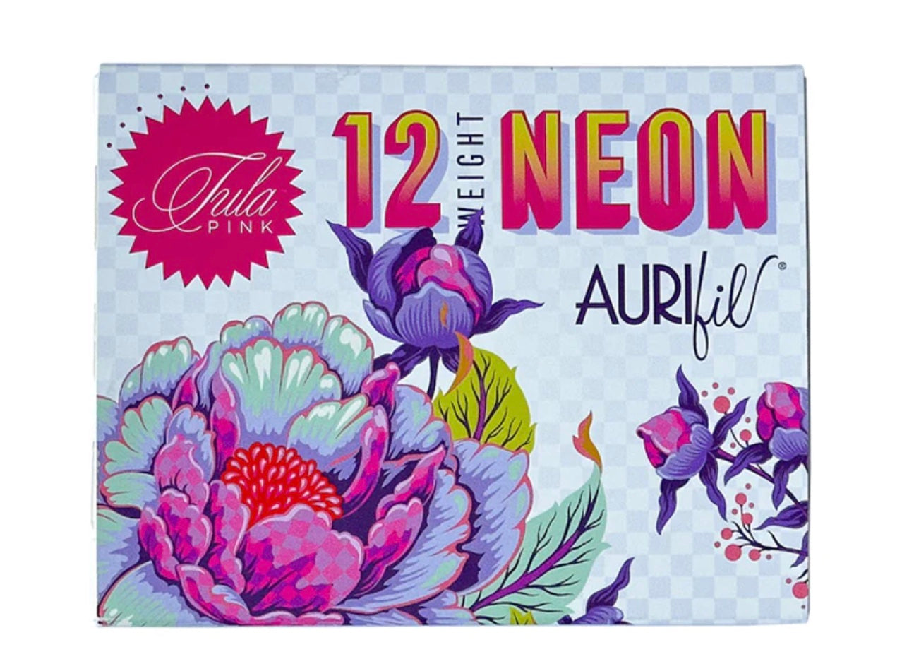 Aurifil Set Packung Kollektion kaufen Deutschland Der Rabe im Schlamm Tula Pink Neon 12 wt