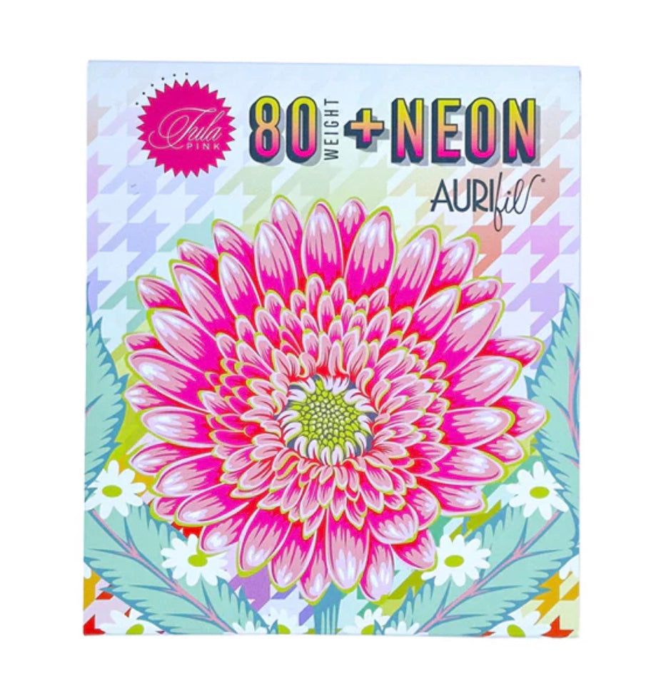 Aurifil Set Packung Kollektion kaufen Deutschland Der Rabe im Schlamm Tula Pink Neon Untamed 80 wt