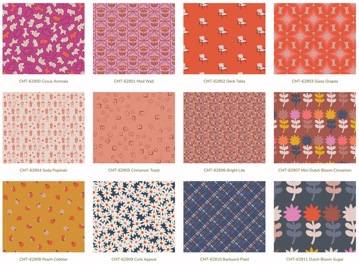 Layer Cake 10“ Fabric Wonders Precuts Stoffset Patchworkstoffe kaufen Deutschland Der Rabe im Schlamm Art Gallery Fabrics Dana Willard Cinnamon Toast