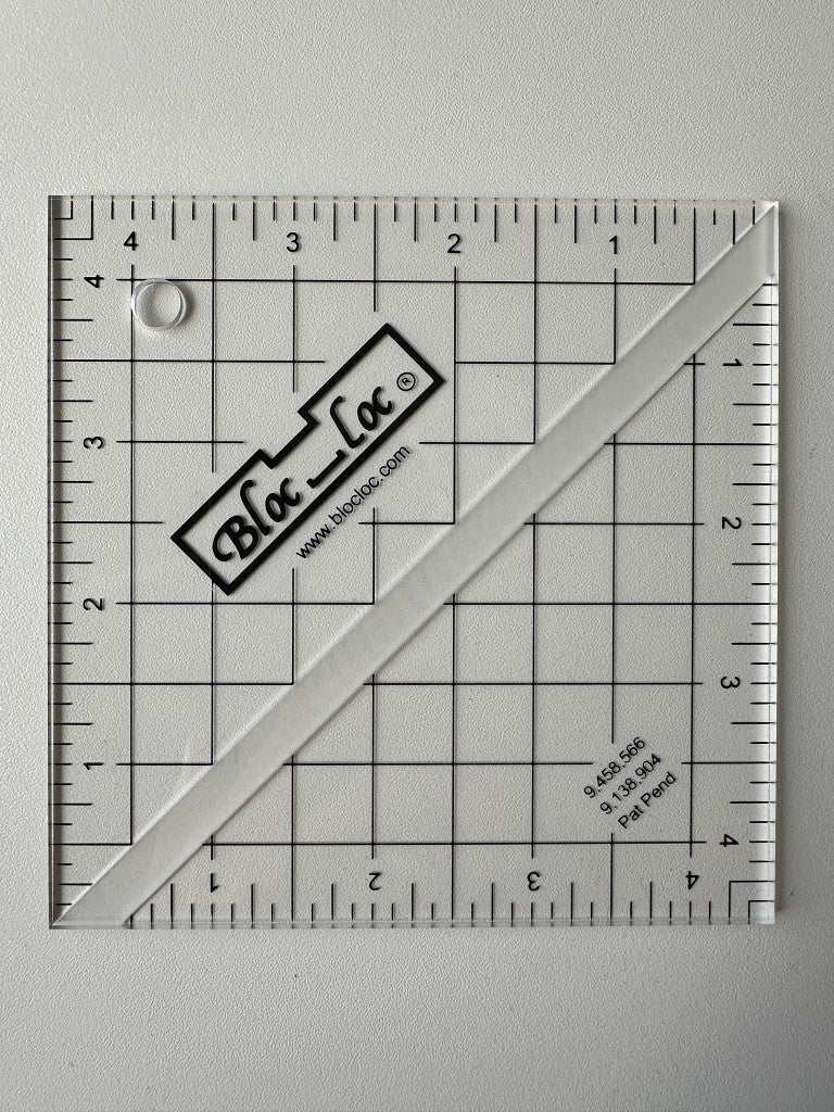 Bloc_Loc Bloc Loc Half Square Triangle Ruler HST Trimmen 4,5 inch kaufen Deutschland