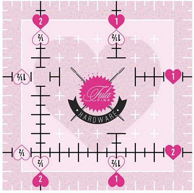 Der Rabe im Schlamm Quiltshop Deutschland Tula Pink Patchworklineal Ruler kaufen 2,5 inch non slip Anti  Rutsch