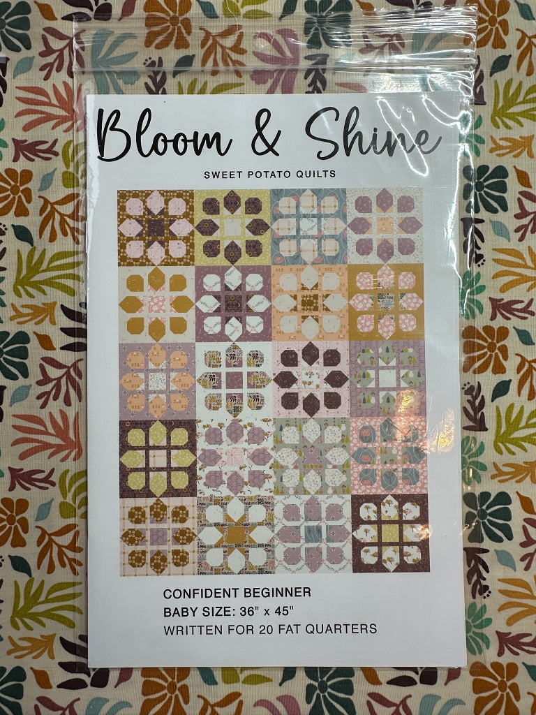 Quilt Kit  Der Rabe im Schlamm Deutschland kaufen Art Gallery Fabrics Geobloom Bloom & Shine