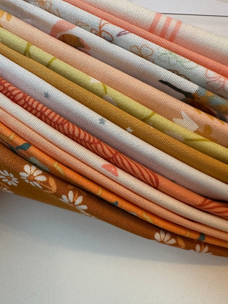 Quilt Kit  Der Rabe im Schlamm Deutschland kaufen Art Gallery Fabrics Geobloom Framed Foliage
