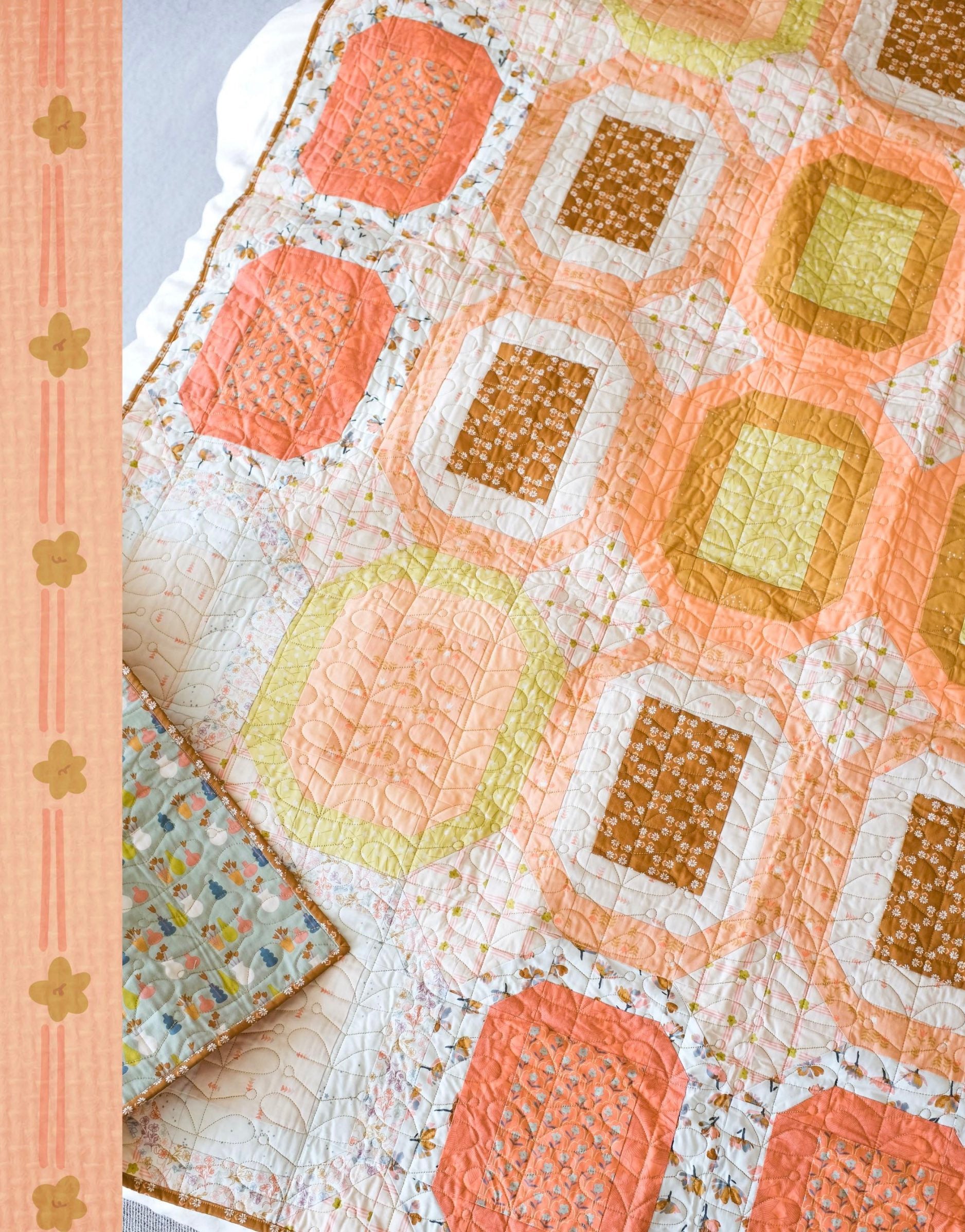 Quilt Kit  Der Rabe im Schlamm Deutschland kaufen Art Gallery Fabrics Geobloom Framed Foliage