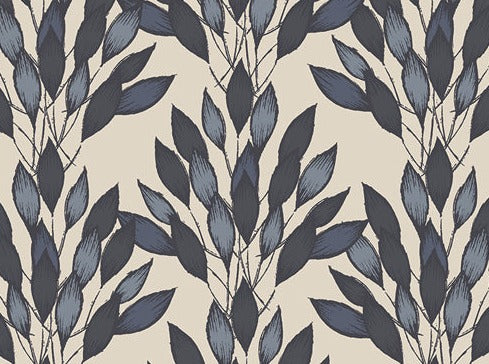 Der Rabe im Schlamm Meterware Patchworkstoff kaufen Art Gallery Fabrics Amy Sinibaldi Haven Brushed Leaves Grid