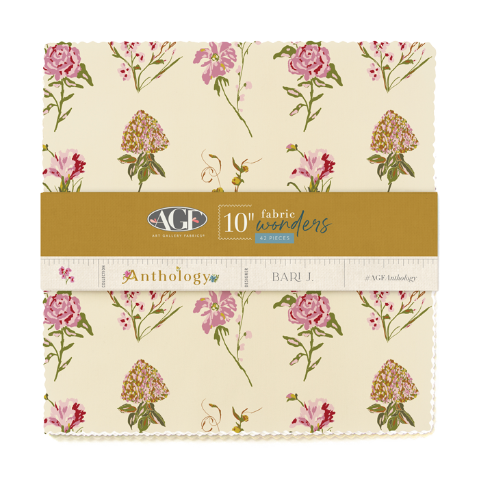 Der Rabe im Schlamm Layer Cake kaufen 10" squares Precuts Fabric Wonders Art Gallery Fabrics Bari J. Anthology 